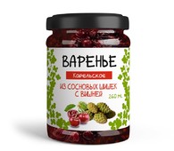 Шишковое варенье с вишней 260мл 320 грамм